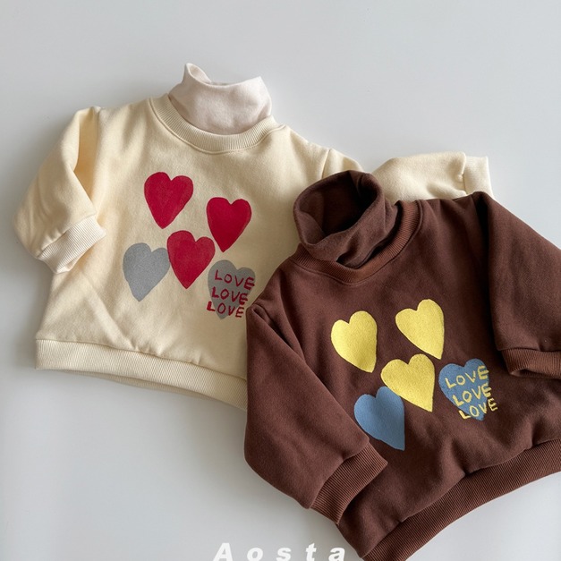 Aosta 愛心印花上衣 2色 Aosta 愛心印花上衣 2色