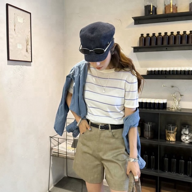 夏日質感條紋針織 夏日質感條紋針織