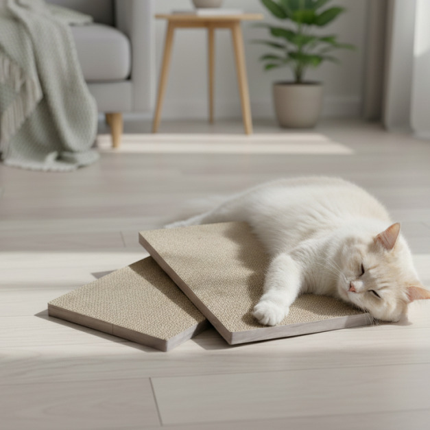 頑強 貓抓板(2片) | 燕麥色 (贈送純天然木天蓼) 頑強 貓抓板(2片) | 燕麥色 (贈送純天然木天蓼)