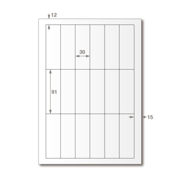 【龍德】三用電腦標籤貼紙 18格 LD-879 105張(盒) 【龍德】三用電腦標籤貼紙 18格 LD-879 105張(盒)