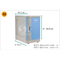 ABS塑鋼透氣式置物櫃M_3 ABS塑鋼透氣式置物櫃M_3