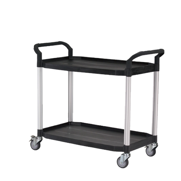 【華塑】大型二層手推車 HS-808LE 黑色 【華塑】大型二層手推車 HS-808LE 黑色