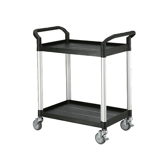 【華塑】標準型二層推車 HS-808E 黑色 【華塑】標準型二層推車 HS-808E 黑色