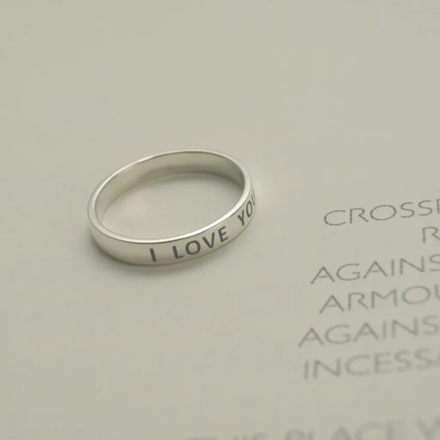 I Love You|925純銀戒指 I Love You|925純銀戒指