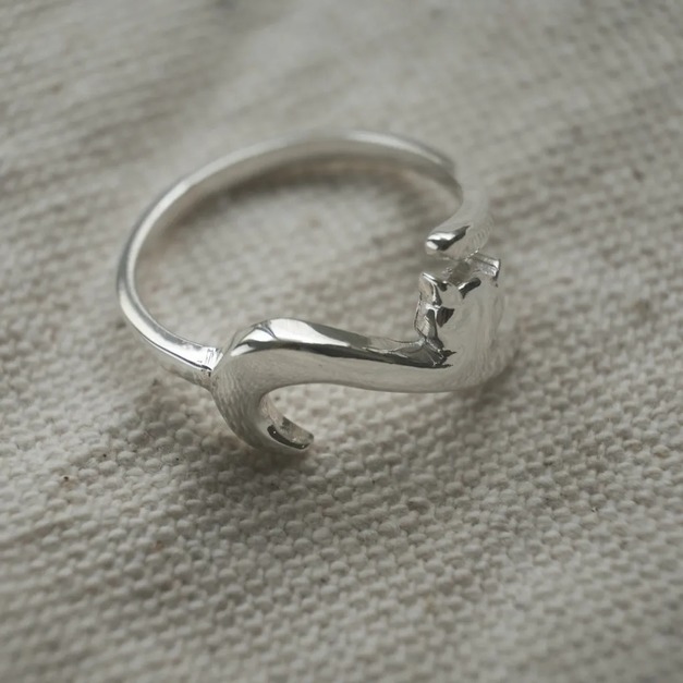 貓之旅|925純銀戒指 貓之旅|925純銀戒指