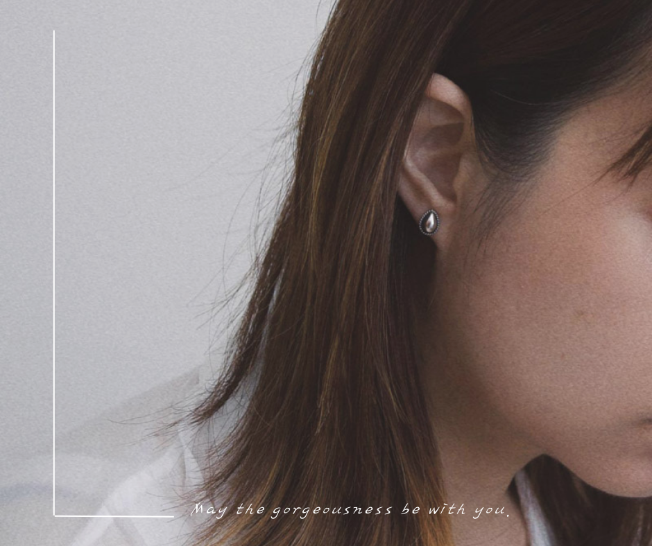 似水年華925純銀耳環