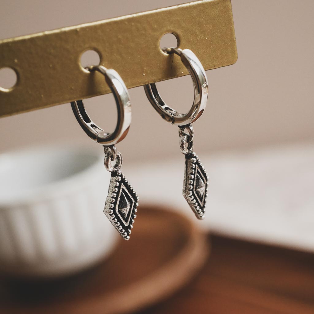 魔法公主|925純銀耳環・圈圈式