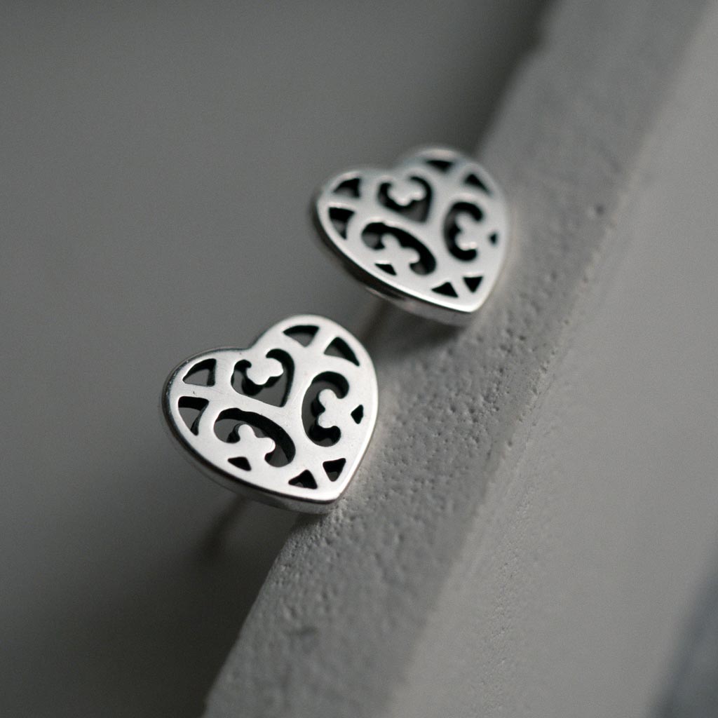 編織愛情|925純銀耳環・貼耳式