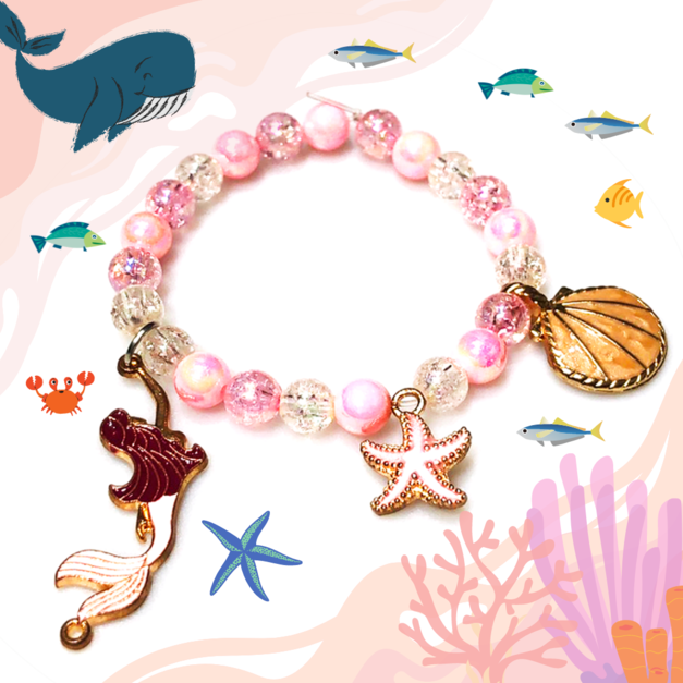 海洋手鍊(粉色款) 海洋手鍊(粉色款)