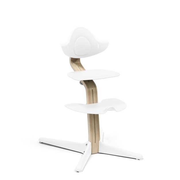 天然色支架白色座椅