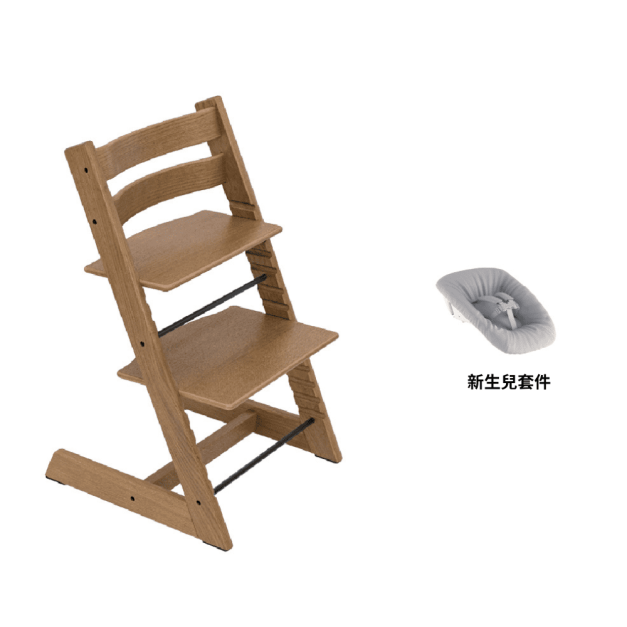 Stokke Tripp Trapp 成長椅 - 新生兒組合 橡木(適用0~6個月) Stokke Tripp Trapp 成長椅 - 新生兒組合 橡木(適用0~6個月)