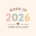 BORN IN出生年份客製化短袖T恤親子裝【MY001】_14 BORN IN出生年份客製化短袖T恤親子裝【MY001】_14