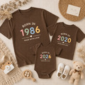 BORN IN出生年份客製化短袖T恤親子裝【MY001】_9 BORN IN出生年份客製化短袖T恤親子裝【MY001】_9