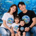 海洋冒險家族短袖T恤全家福親子裝(2色)【FM019】 海洋冒險家族短袖T恤全家福親子裝(2色)【FM019】