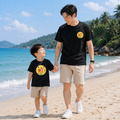 熱帶魚徽章家族短袖T恤全家福親子裝(2色)【FM024】_2 熱帶魚徽章家族短袖T恤全家福親子裝(2色)【FM024】_2