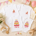 甜蜜生日蛋糕客製化短袖T恤全家福親子裝(1色)【FM048】_2 甜蜜生日蛋糕客製化短袖T恤全家福親子裝(1色)【FM048】_2