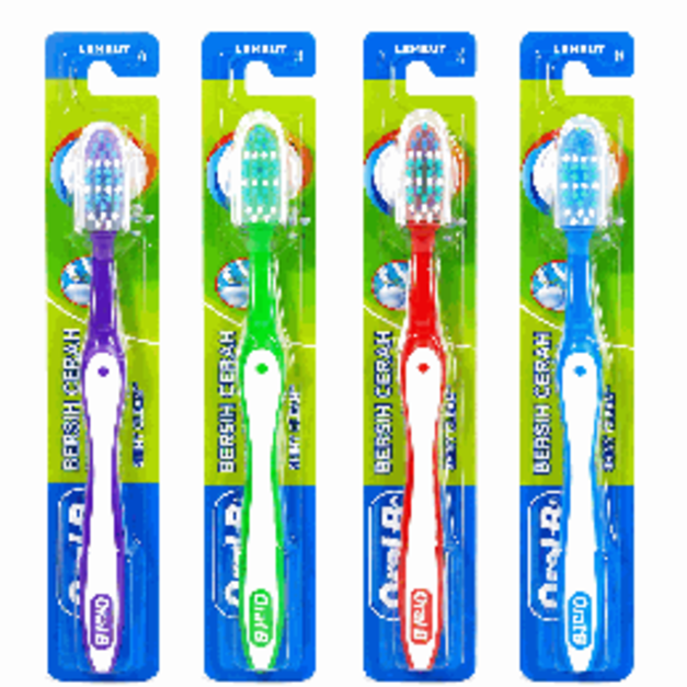 Oral-B 潔淨按摩牙刷/加蓋*12 入 Oral-B 潔淨按摩牙刷/加蓋*12 入