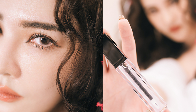 搭配睫毛修護精華,讓睫毛纖長更有感