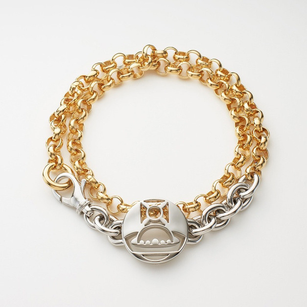 VivienneWestwood 土星銀金項鍊 VivienneWestwood 土星銀金項鍊