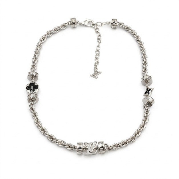 LOUIS VUITTON Wire 麻花鏈項鍊 (銀) LOUIS VUITTON Wire 麻花鏈項鍊 (銀)