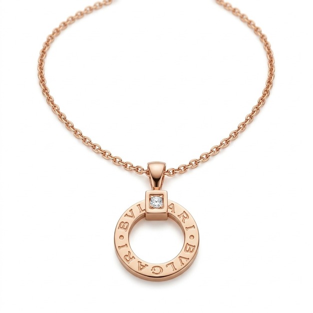 BVLGARI 經典圓環項鍊 (玫瑰金) BVLGARI 經典圓環項鍊 (玫瑰金)