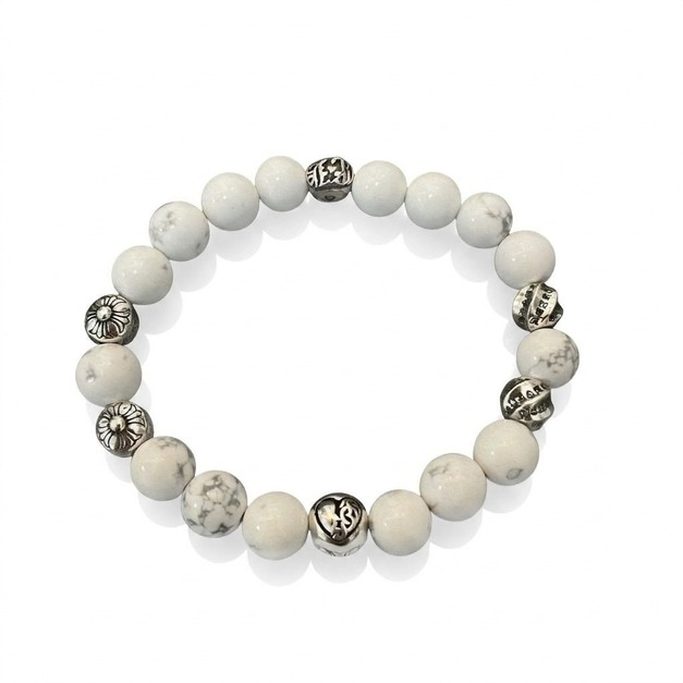 CHROME HEARTS 經典復古多元素白松石手串 CHROME HEARTS 經典復古多元素白松石手串