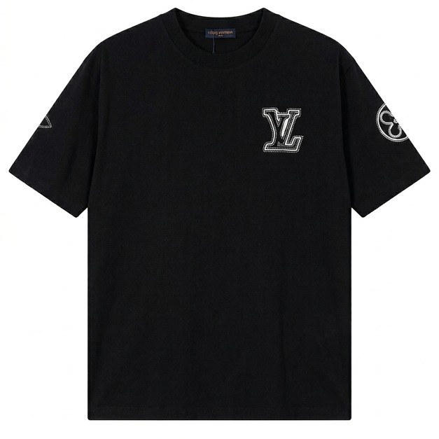 LOUIS VUITTON 刺繡LOGO短袖 (黑) LOUIS VUITTON 刺繡LOGO短袖 (黑)