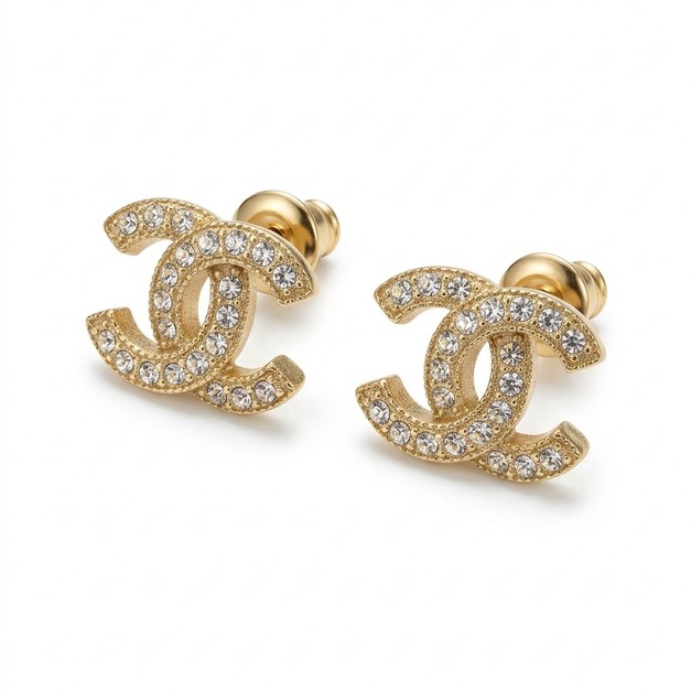 CHANEL logo字母耳釘 CHANEL logo字母耳釘