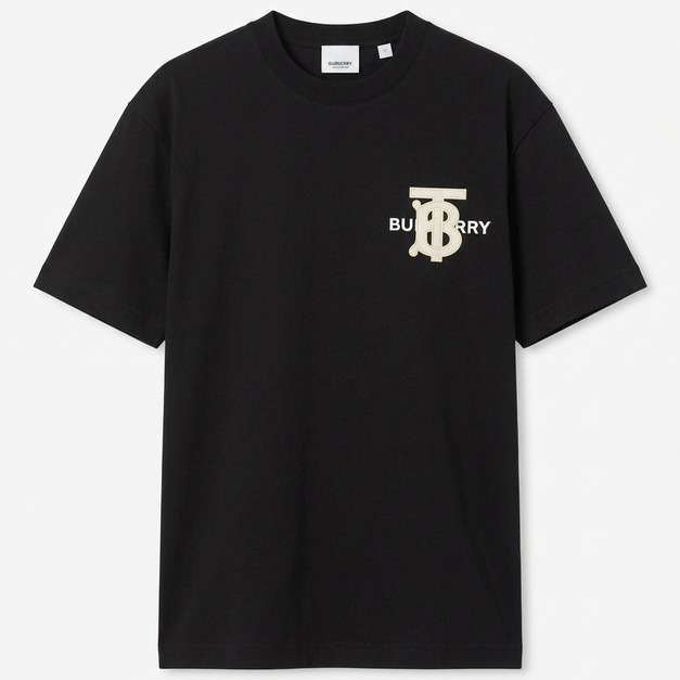BURBERRY TB LOGO短袖 (黑) BURBERRY TB LOGO短袖 (黑)