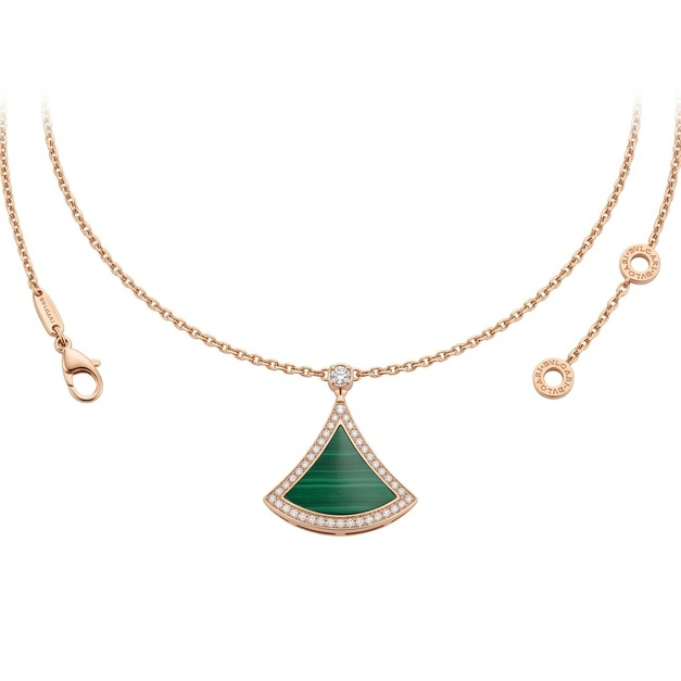 BVLGARI DIVAS' DREAM系列18K玫瑰金項鍊 (綠) BVLGARI DIVAS' DREAM系列18K玫瑰金項鍊 (綠)