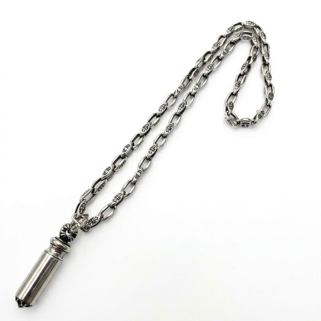 CHROME HEARTS 十字花圓柱吊墜 CHROME HEARTS 十字花圓柱吊墜