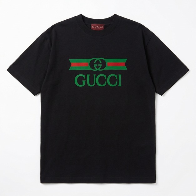 GUCCI 經典綠紅綠條紋雙G Logo 印花 GUCCI 經典綠紅綠條紋雙G Logo 印花