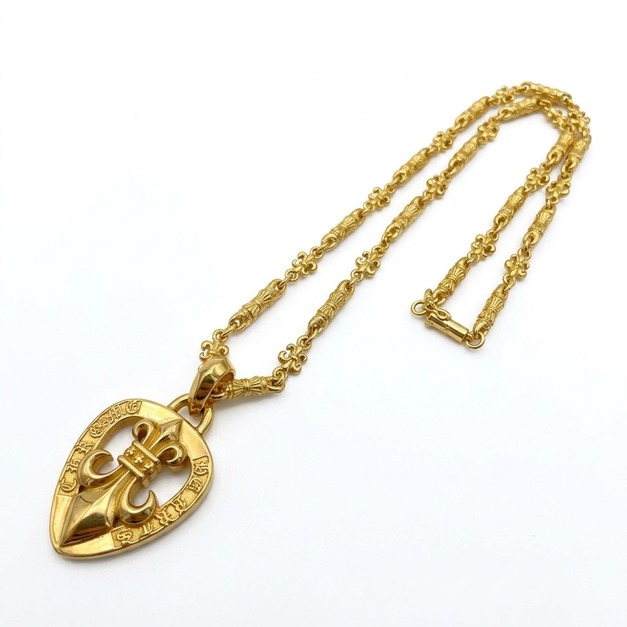 CHROME HEARTS 經典黃金色童軍花項鍊 CHROME HEARTS 經典黃金色童軍花項鍊