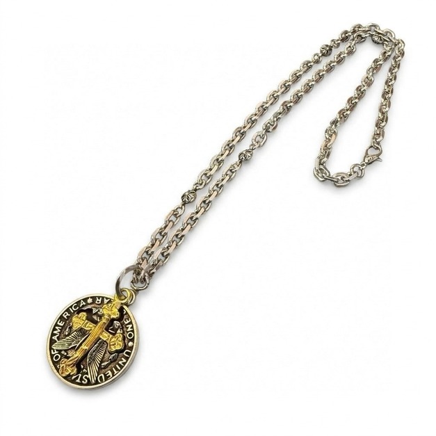 CHROME HEARTS 圓牌十字架吊墜 CHROME HEARTS 圓牌十字架吊墜