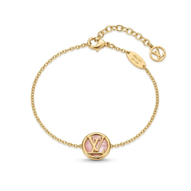 LOUIS VUITTON 白背母LOGO手鍊 LOUIS VUITTON 白背母LOGO手鍊