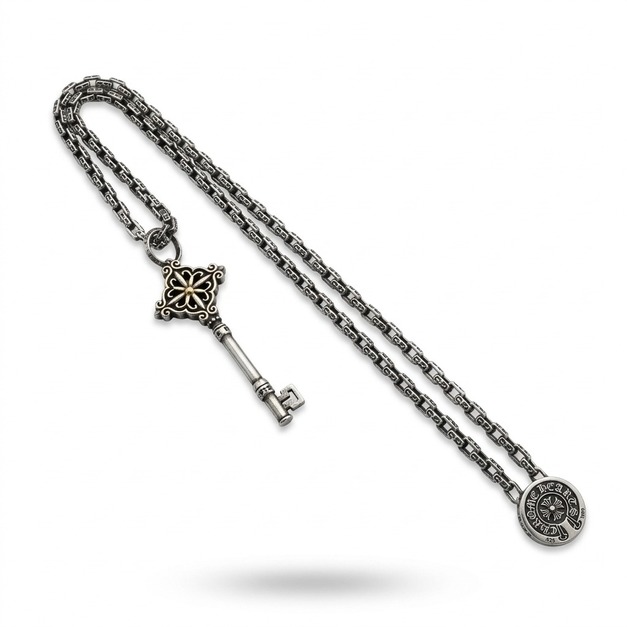 CHROME HEARTS 鑰匙花吊墜 CHROME HEARTS 鑰匙花吊墜
