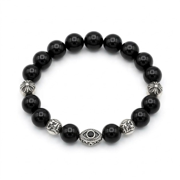 CHROME HEARTS 真實之眼十字架童軍花手鍊 CHROME HEARTS 真實之眼十字架童軍花手鍊