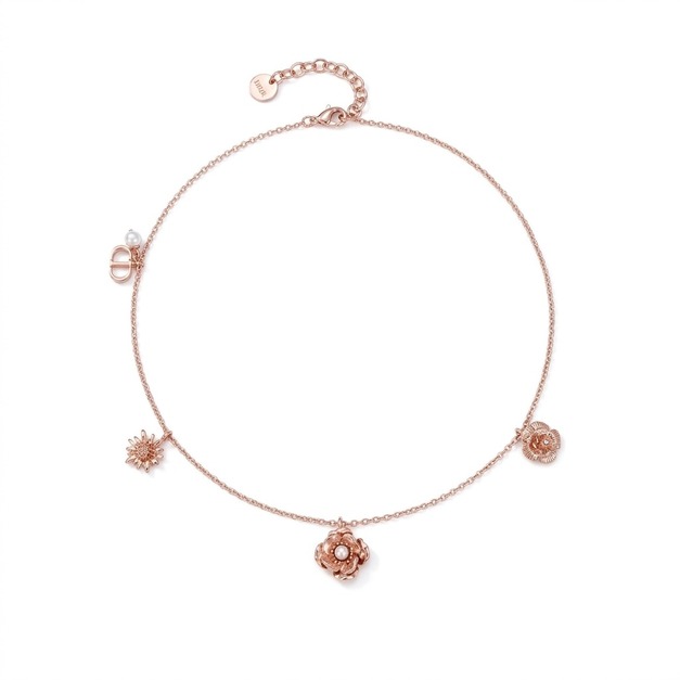 DIOR 玫瑰金花蕊耳環 DIOR 玫瑰金花蕊耳環