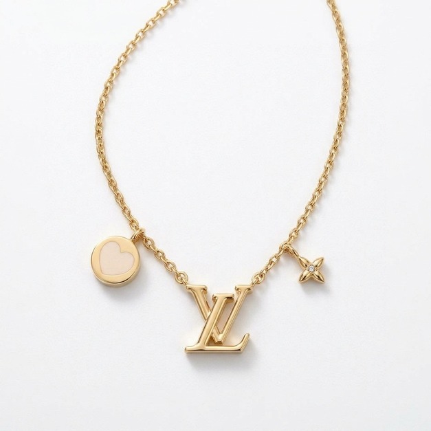 LOUIS VUITTON 七夕粉愛心項鍊 LOUIS VUITTON 七夕粉愛心項鍊