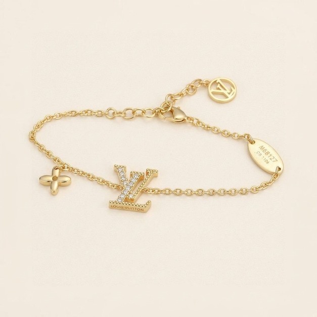 LOUIS VUITTON 四葉草LV LOGO手鍊 LOUIS VUITTON 四葉草LV LOGO手鍊