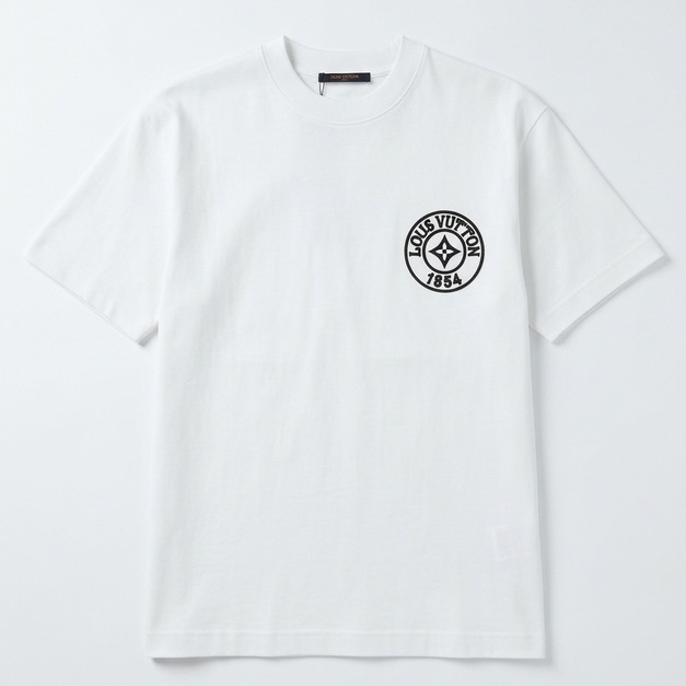 LOUIS VUITTON 圓形1854 LOGO短袖 (白) LOUIS VUITTON 圓形1854 LOGO短袖 (白)
