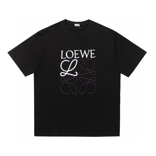LOEWE 撞色刺繡logo (黑) LOEWE 撞色刺繡logo (黑)