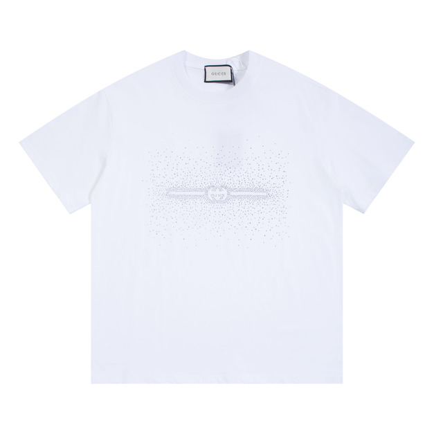 GUCCI 燙鑽雙G (白) GUCCI 燙鑽雙G (白)
