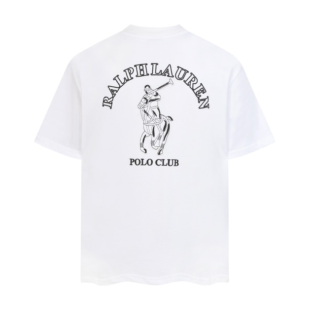 RALPH LAUREN 背面馬球LOGO (白) RALPH LAUREN 背面馬球LOGO (白)