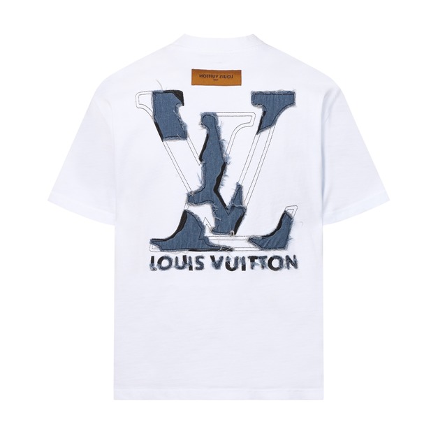 LOUIS VUITTON 牛仔洗水貼布刺繡 (白) LOUIS VUITTON 牛仔洗水貼布刺繡 (白)