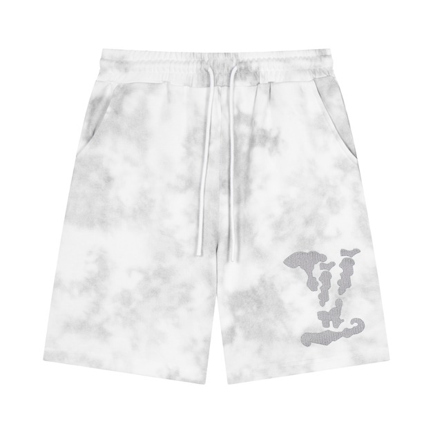 LOUIS VUITTON 暈染大LOGO短褲 (白) LOUIS VUITTON 暈染大LOGO短褲 (白)