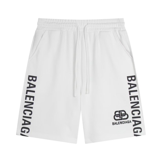 BALENCIAGA 雙邊字母LOGO短褲 (白) BALENCIAGA 雙邊字母LOGO短褲 (白)