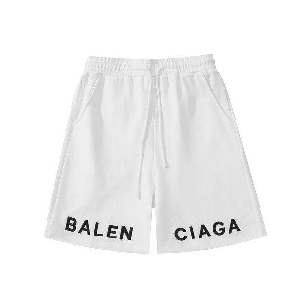 BALENCIAGA 下擺字母短褲 (白) BALENCIAGA 下擺字母短褲 (白)