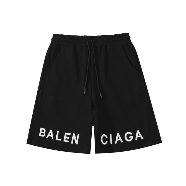 BALENCIAGA 下擺字母短褲 (黑) BALENCIAGA 下擺字母短褲 (黑)