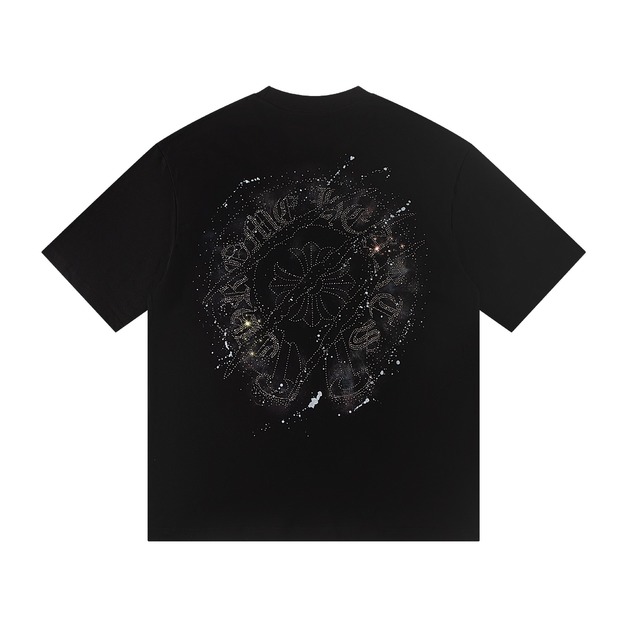 CHROME HEARTS 燙鑽LOGO短袖 (黑) CHROME HEARTS 燙鑽LOGO短袖 (黑)